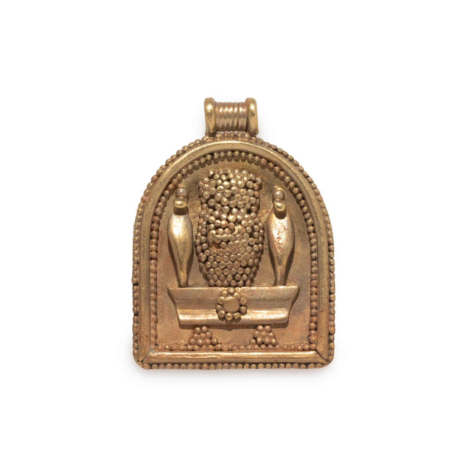 A Phoenician Gold Shrine Pendant