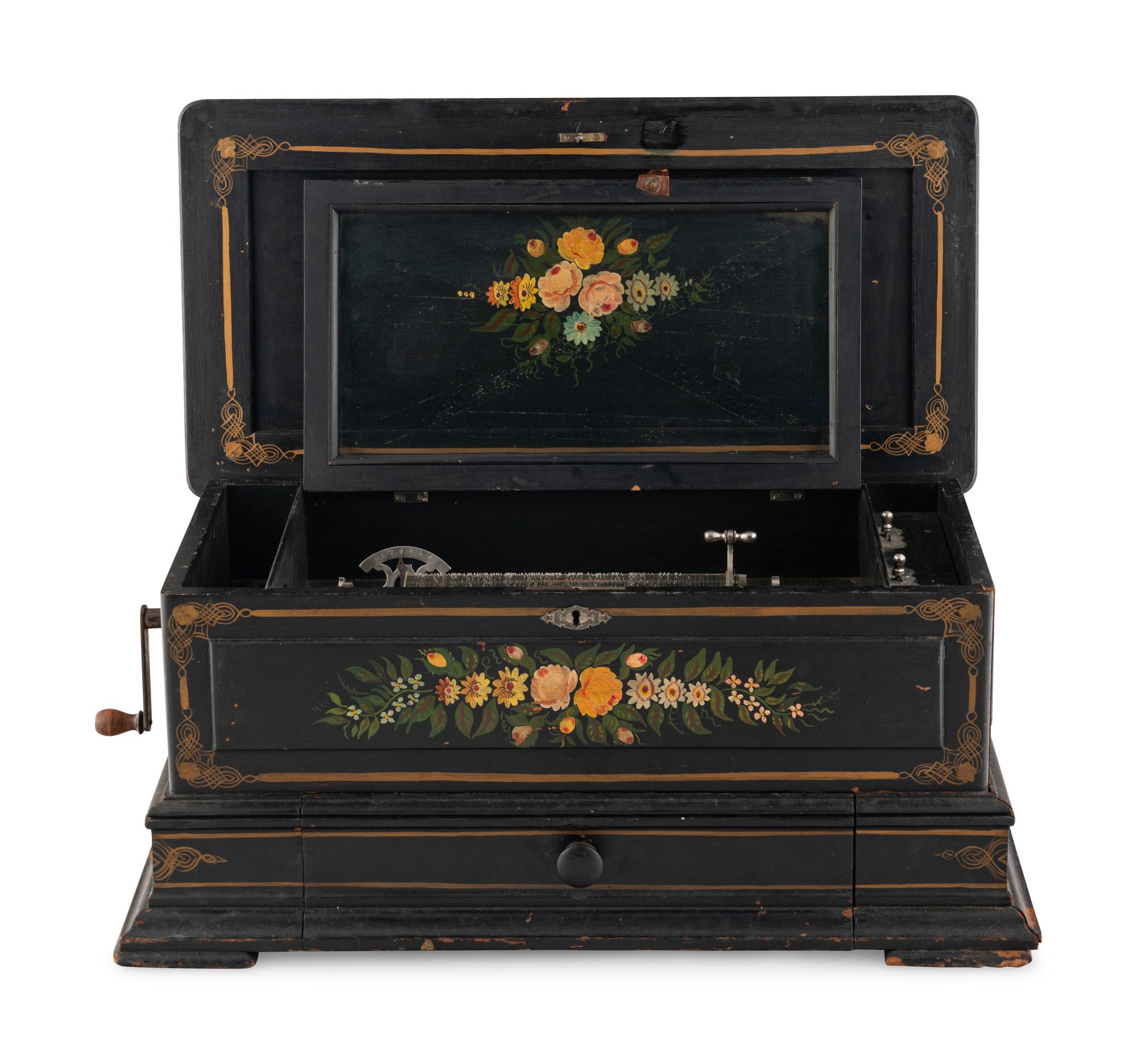 A Paillard Gloria Interchangeable Music Box