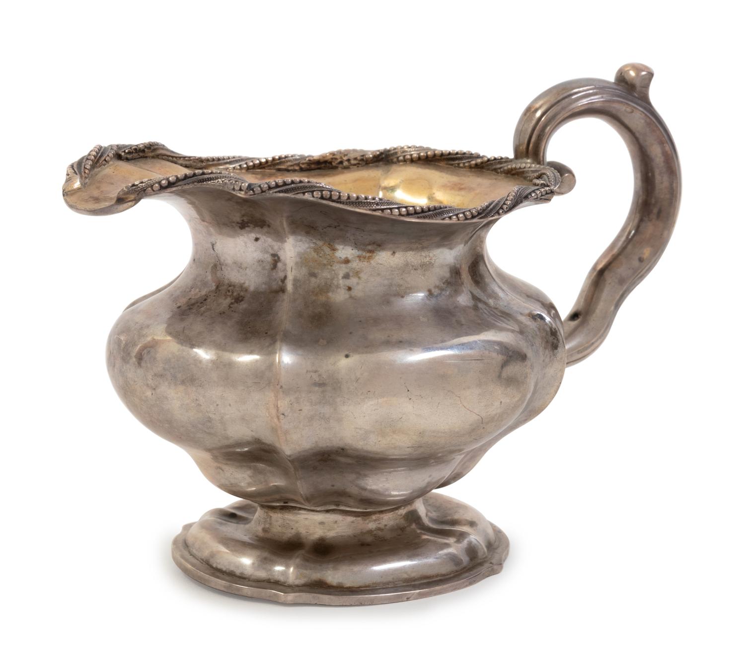 A Russian Silver Creamer