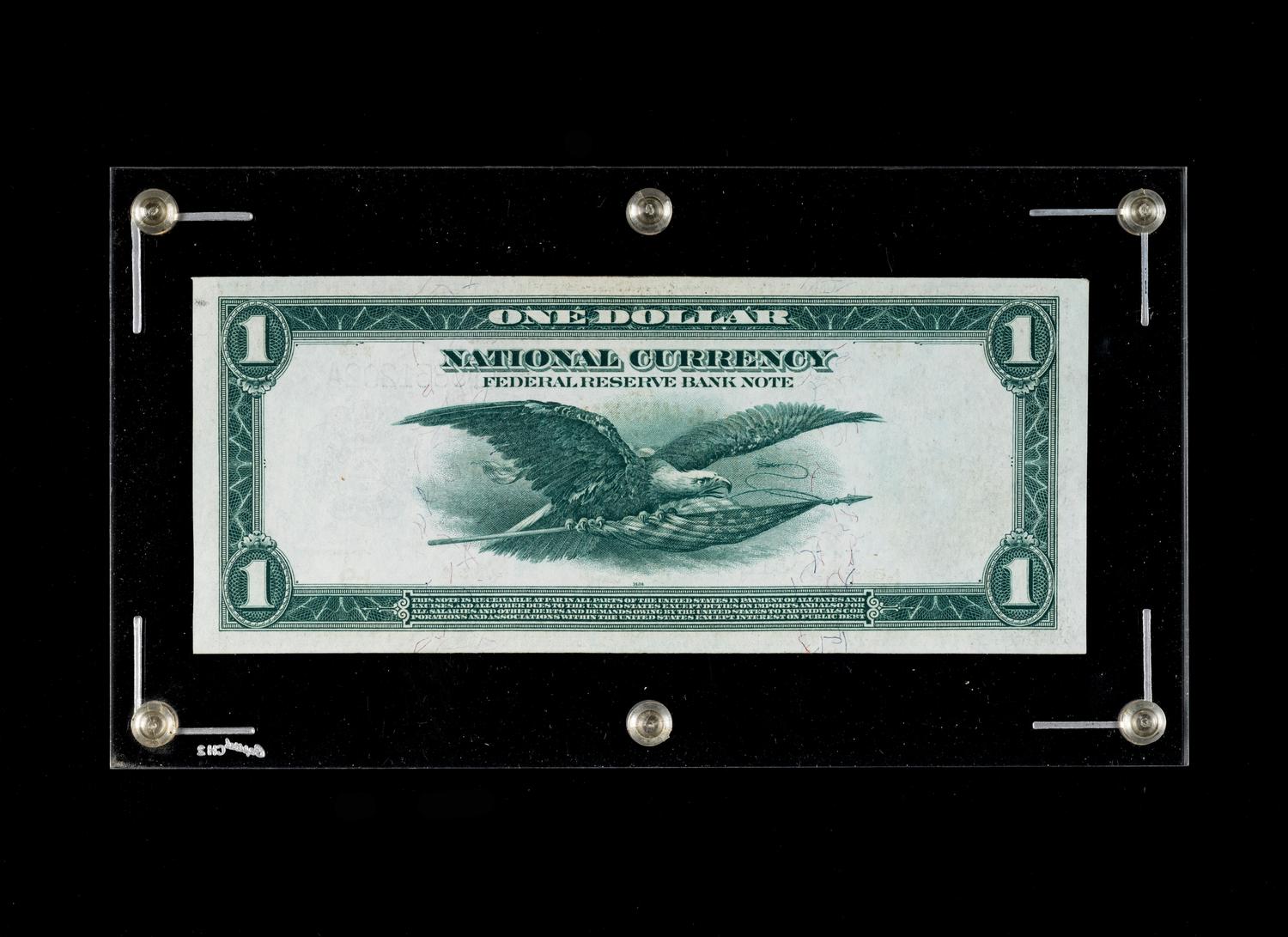A Series 1918 $1 Federal Reserve Bank Note
