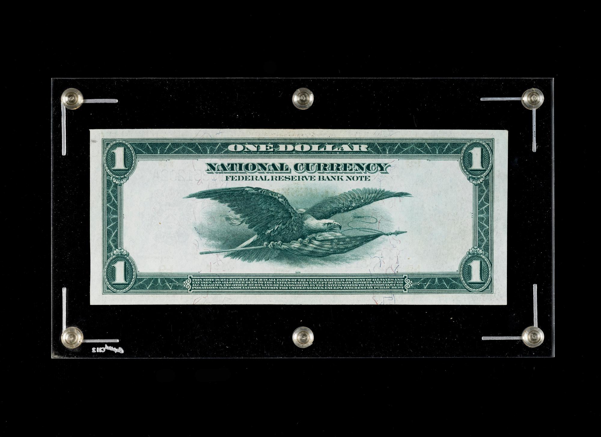 A Series 1918 $1 Federal Reserve Bank Note