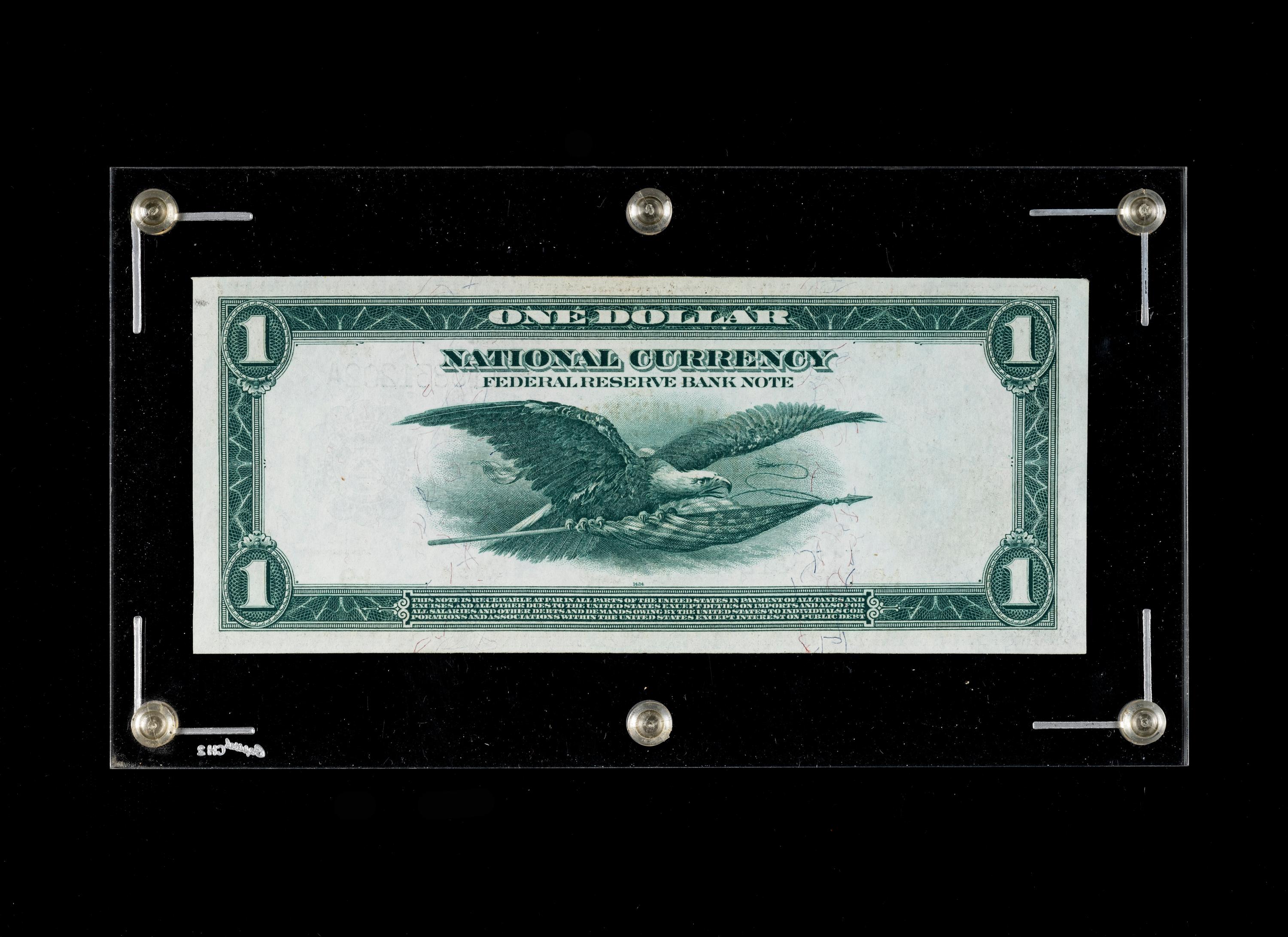 A Series 1918 $1 Federal Reserve Bank Note
