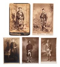 [EARLY PHOTOGRAPHY] -- [SCOTLAND]. A group of 16 portraits of Scottish soldiers and civilians.