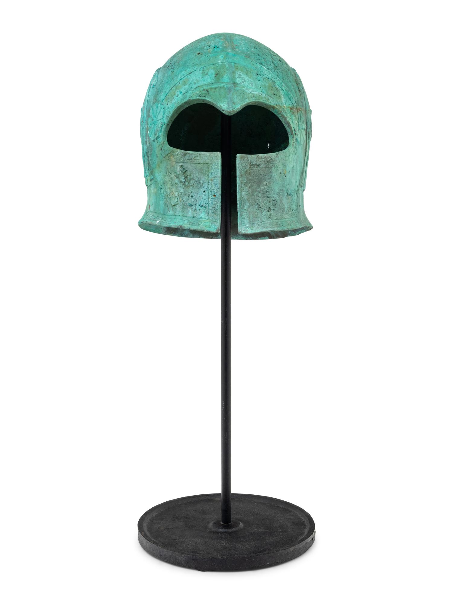 A Greek Style Bronze Helmet of Cretan Type