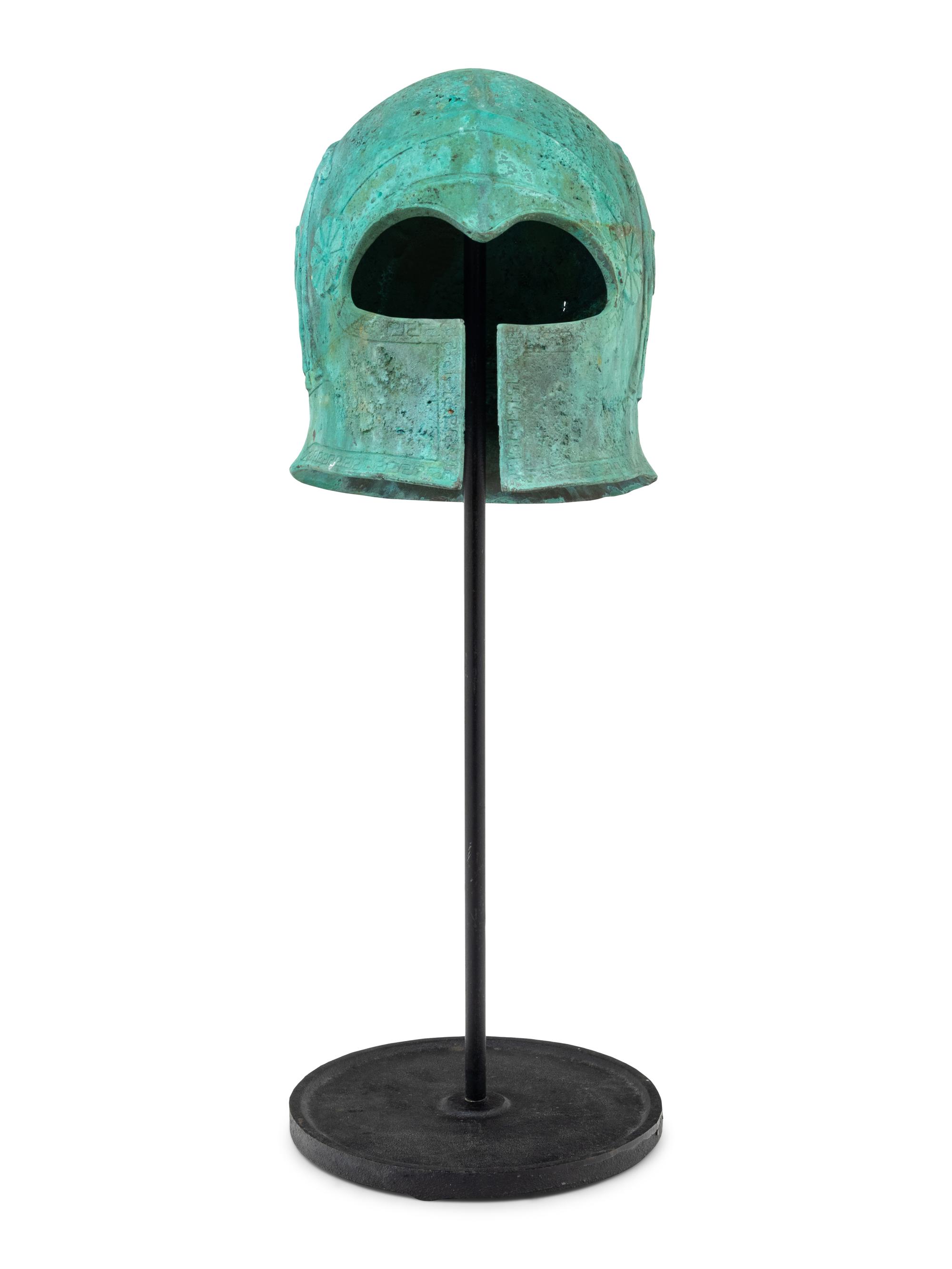 A Greek Style Bronze Helmet of Cretan Type