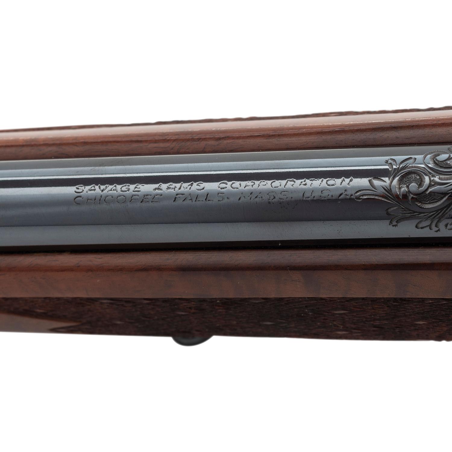 ** Custom Engraved Savage Model 99 with Olympic Peep Sight