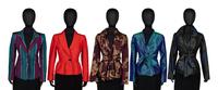 A Group of Five Jackets: Four Etro and One Valentino