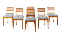 A Set of Six Regency Style Dining Chairs