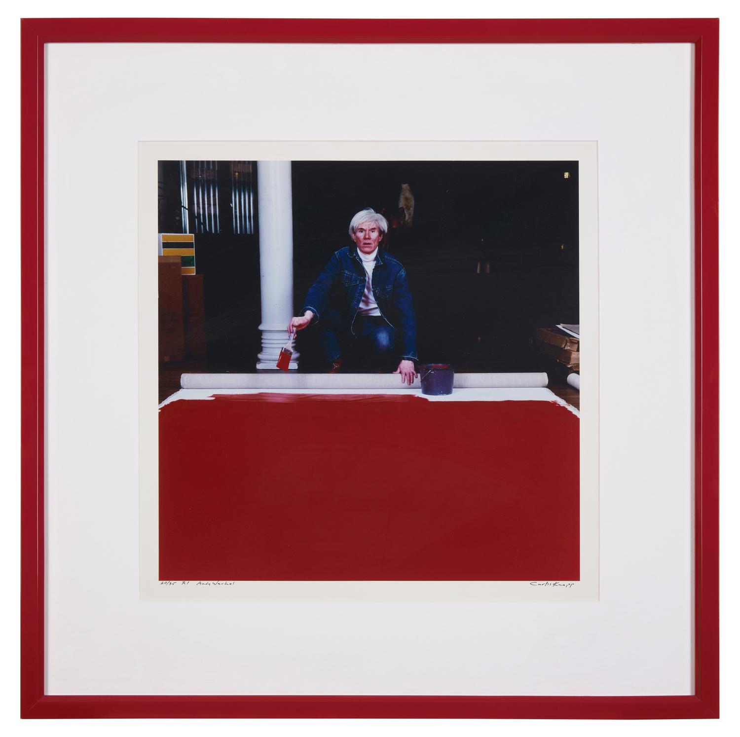 Andy Warhol Red Series I, 1983; printed in 2004