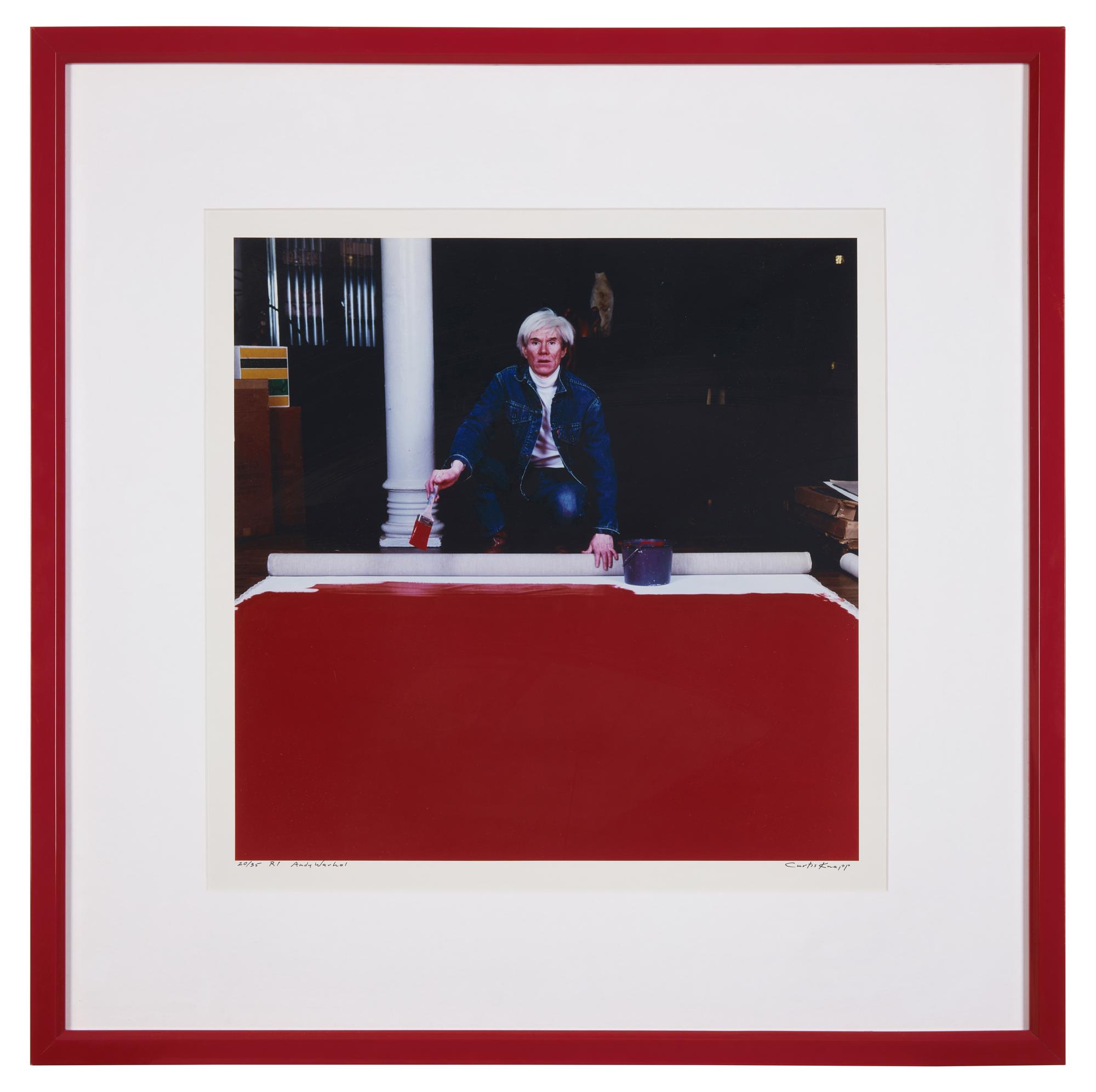 Andy Warhol Red Series I, 1983; printed in 2004