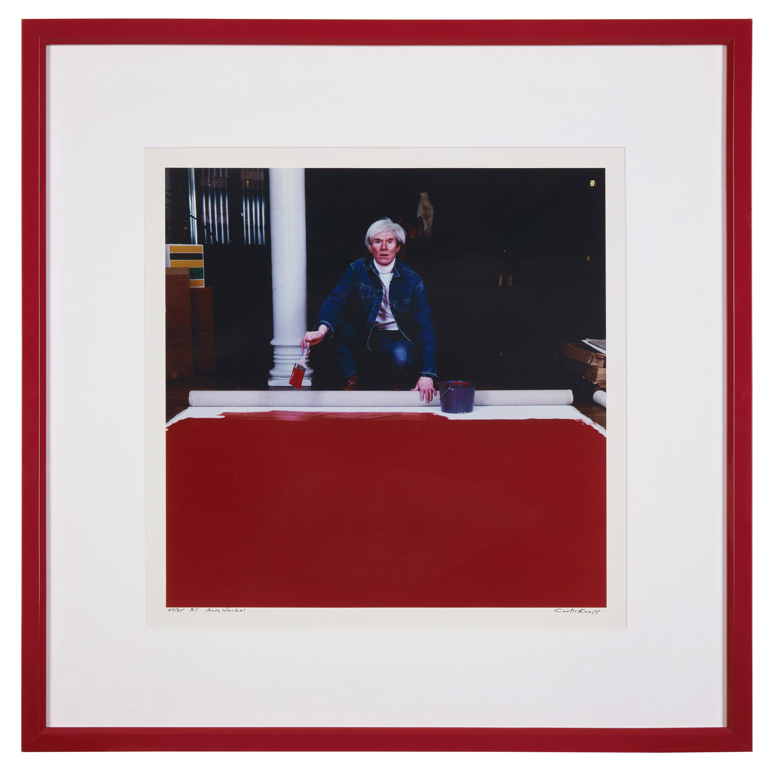 Andy Warhol Red Series I, 1983; printed in 2004