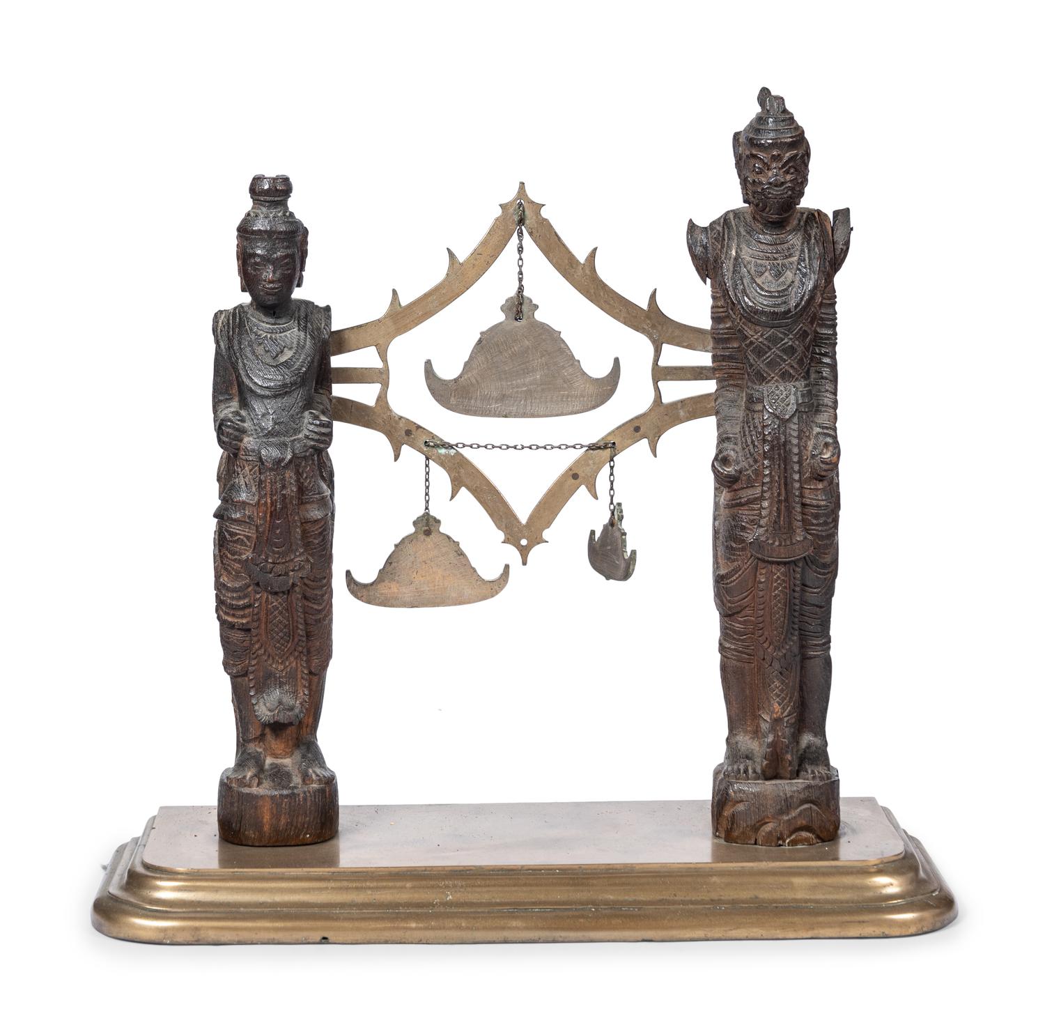 A Pair of Southeast Asian Deity Figures