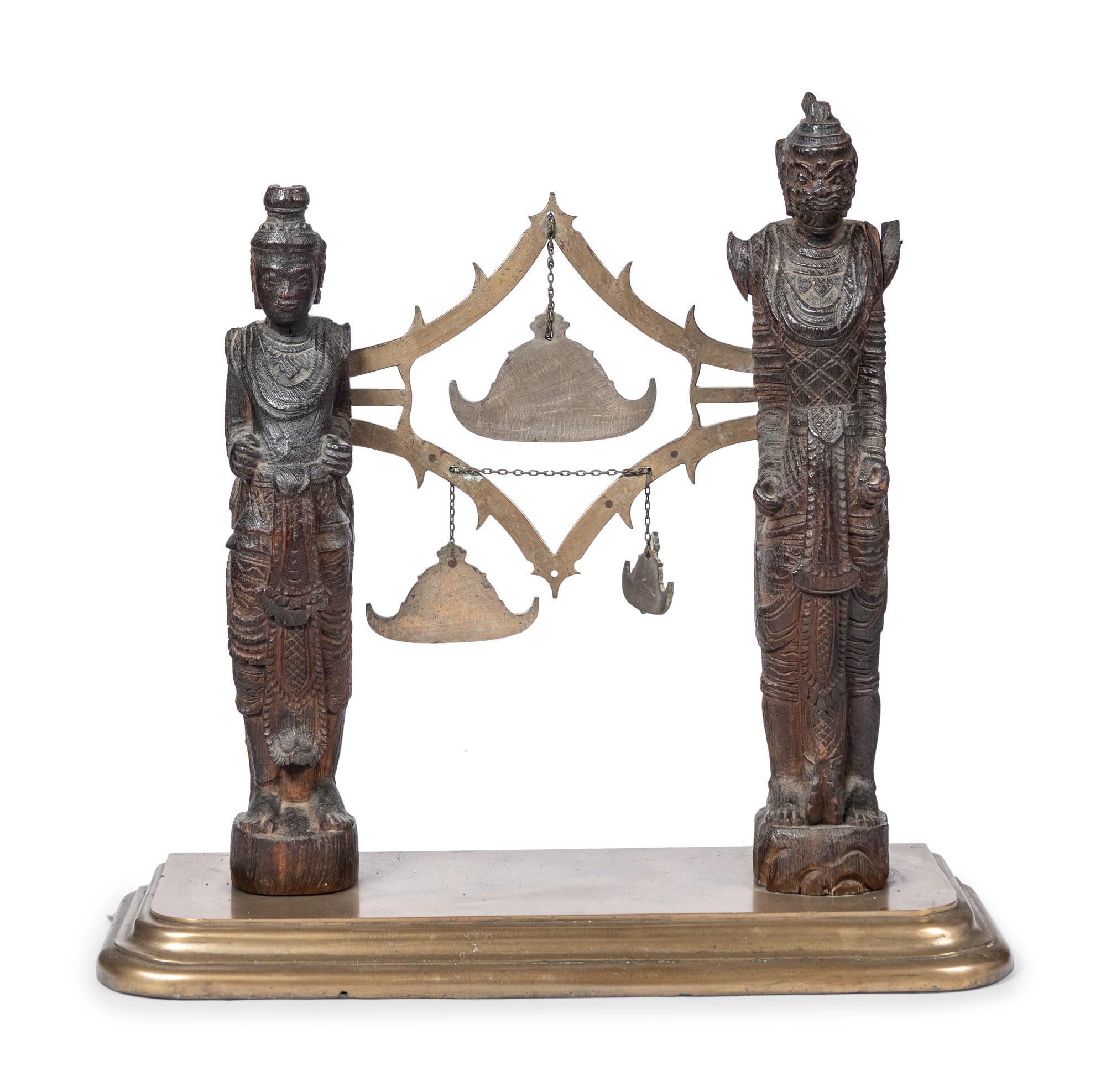 A Pair of Southeast Asian Deity Figures