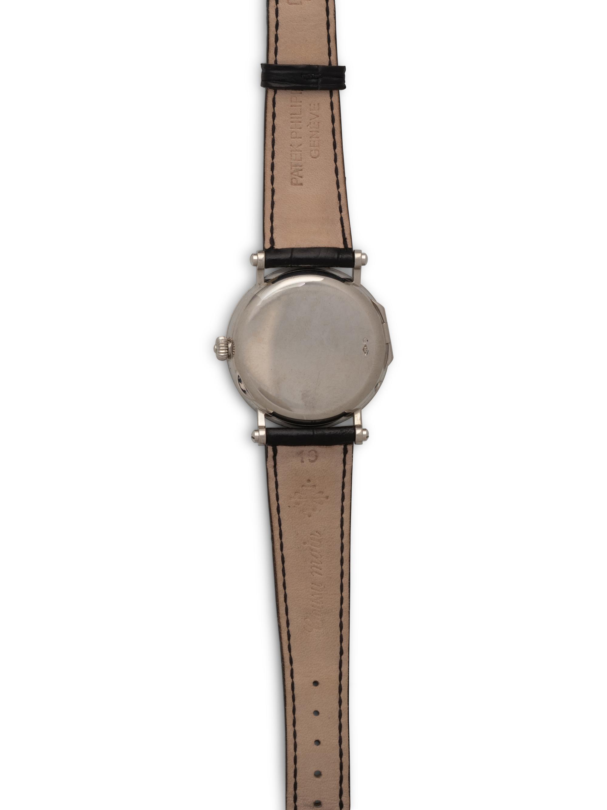 PATEK PHILIPPE, REF. 5015 PLATINUM MOONPHASE WATCH