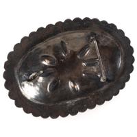 Navajo Silver and Turquoise Belt Buckle