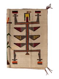 Navajo Shiprock Dragonfly Yei Weaving / Rug