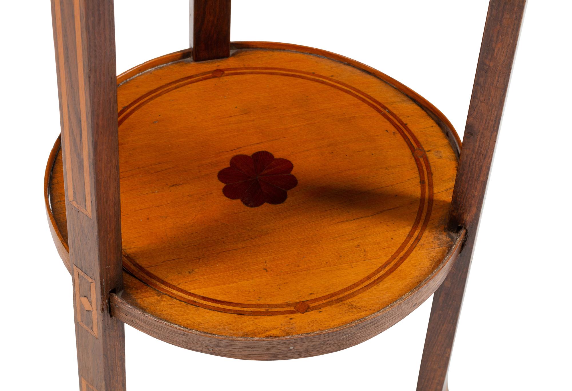 A Continental Marquetry Side Table