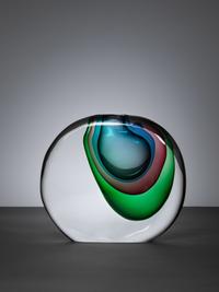 Sommerso Vase, c. 1988, Vetreria Gino Cenedese, Italy