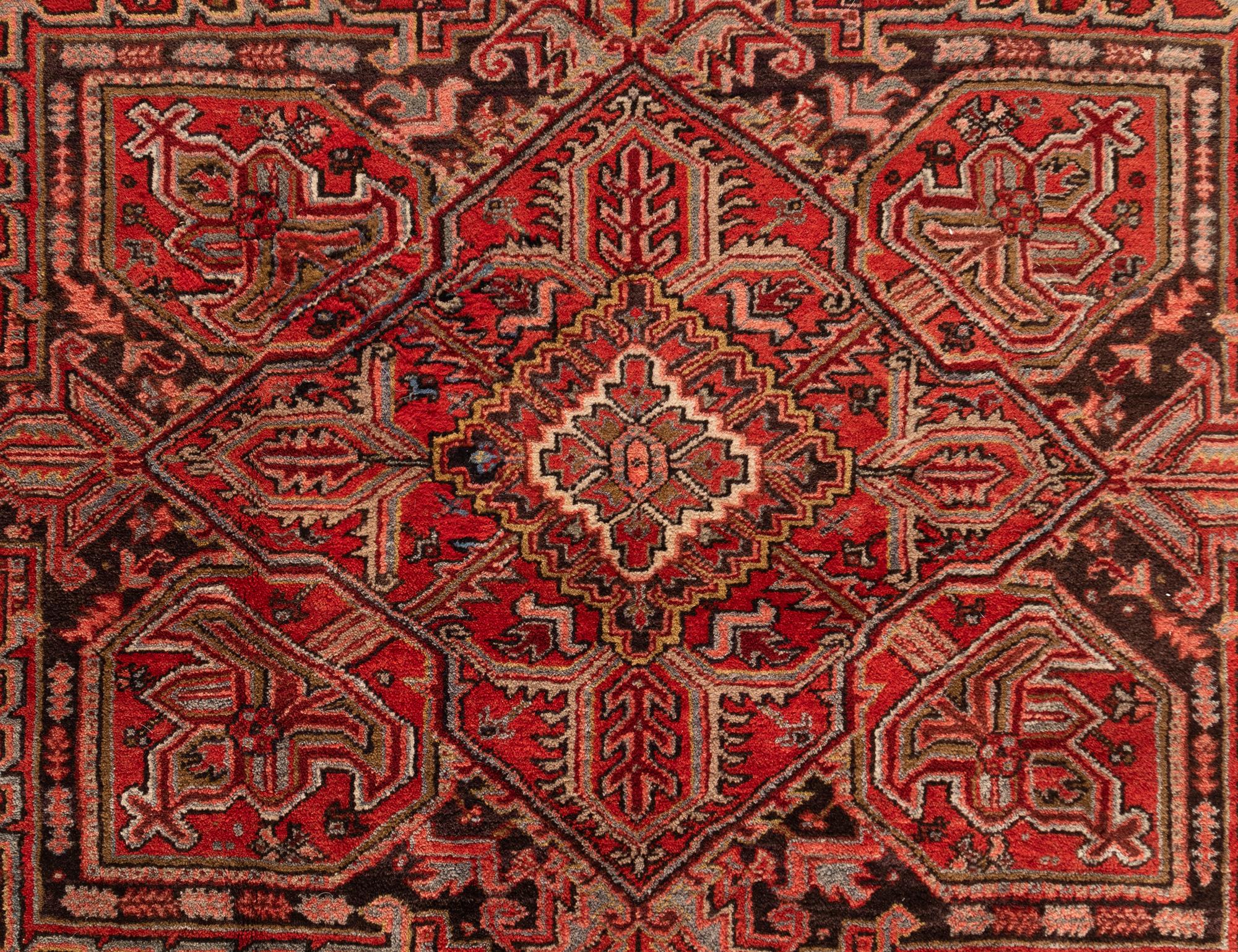 A Heriz Wool Rug