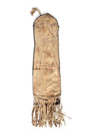 Cree Beaded Hide Tobacco Bag