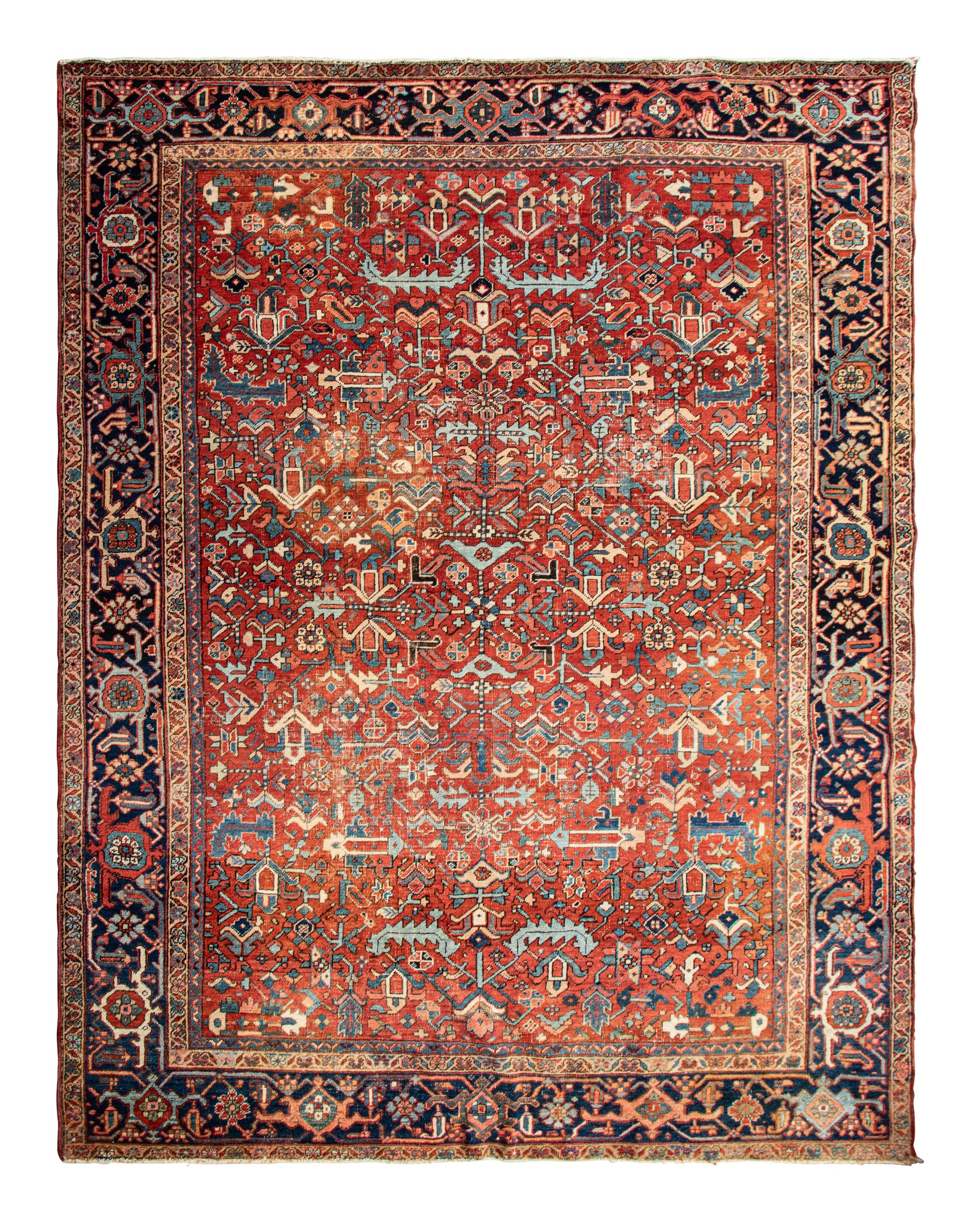 A Heriz Wool Rug