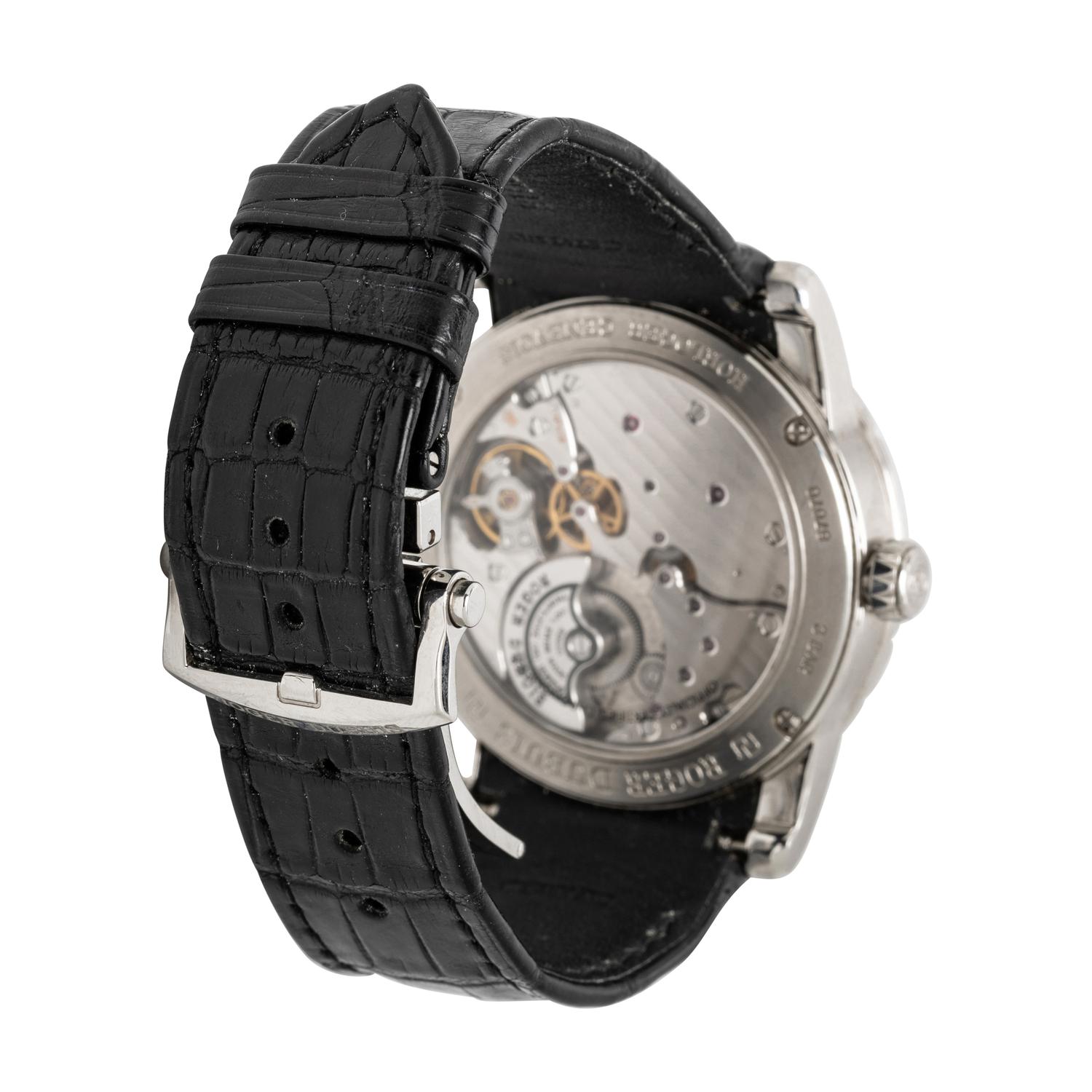 ROGER DUBUIS, 'EXCALIBUR' STAINLESS STEEL WATCH