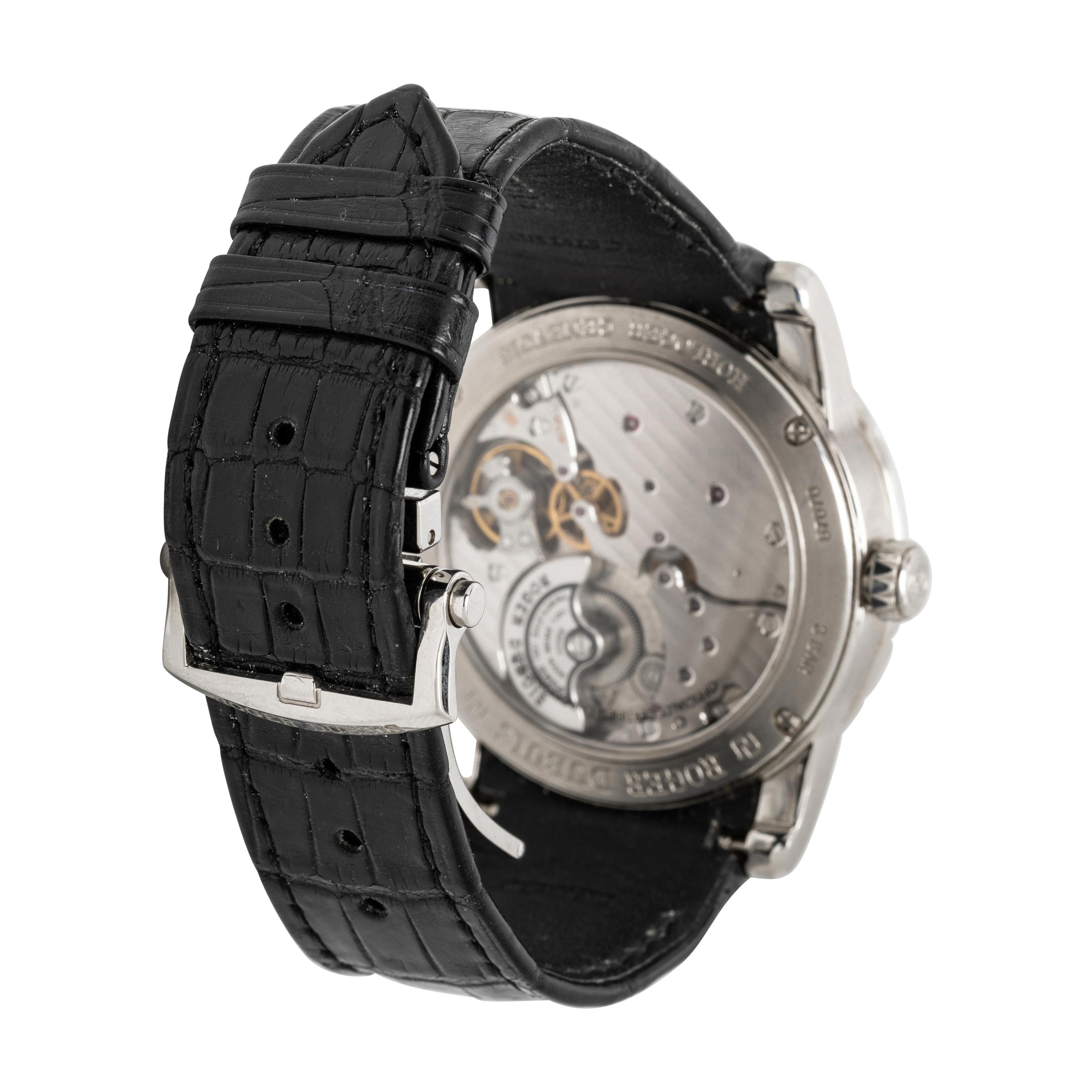 ROGER DUBUIS, 'EXCALIBUR' STAINLESS STEEL WATCH