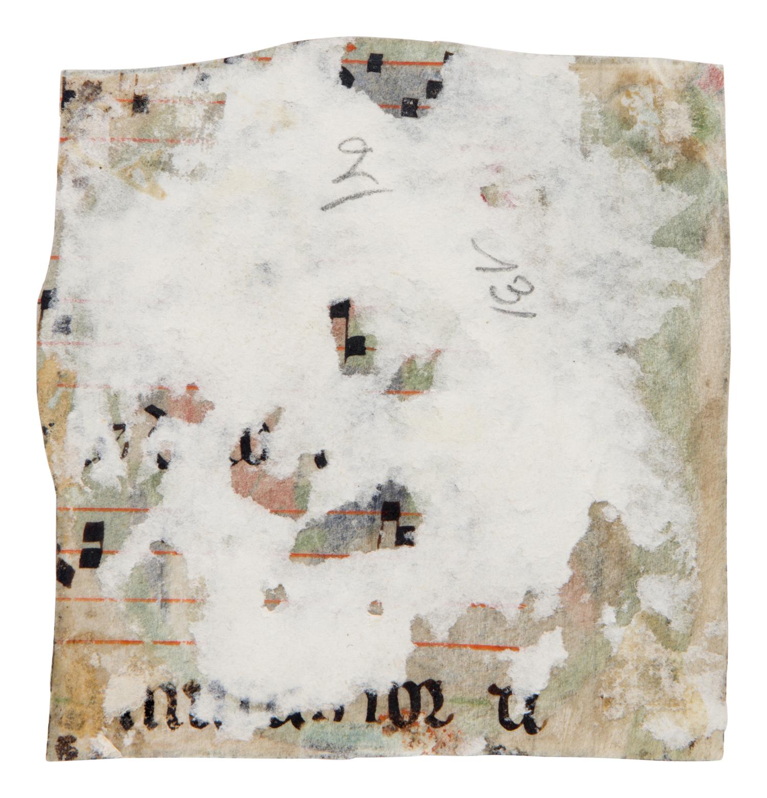 RHENISH ILLUMINATOR(?), Cutting with historiated initial ‘P’ of the Nativity probably from a Gradual, in Latin, illuminated manuscript on parchment [Germany, The Rhineland? c. 1240–1260]