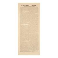 [Temperance] Rare Prohibition Broadside for the "Maine Law", the First Statewide Prohibition law in the United States