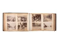 [EARLY PHOTOGRAPHY]. 3 albums documenting international travel. Ca 1892-1898.