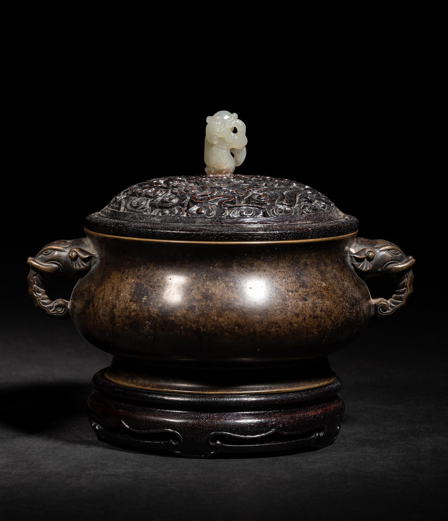 A Chinese Bronze Incense Burner