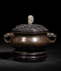 A Chinese Bronze Incense Burner