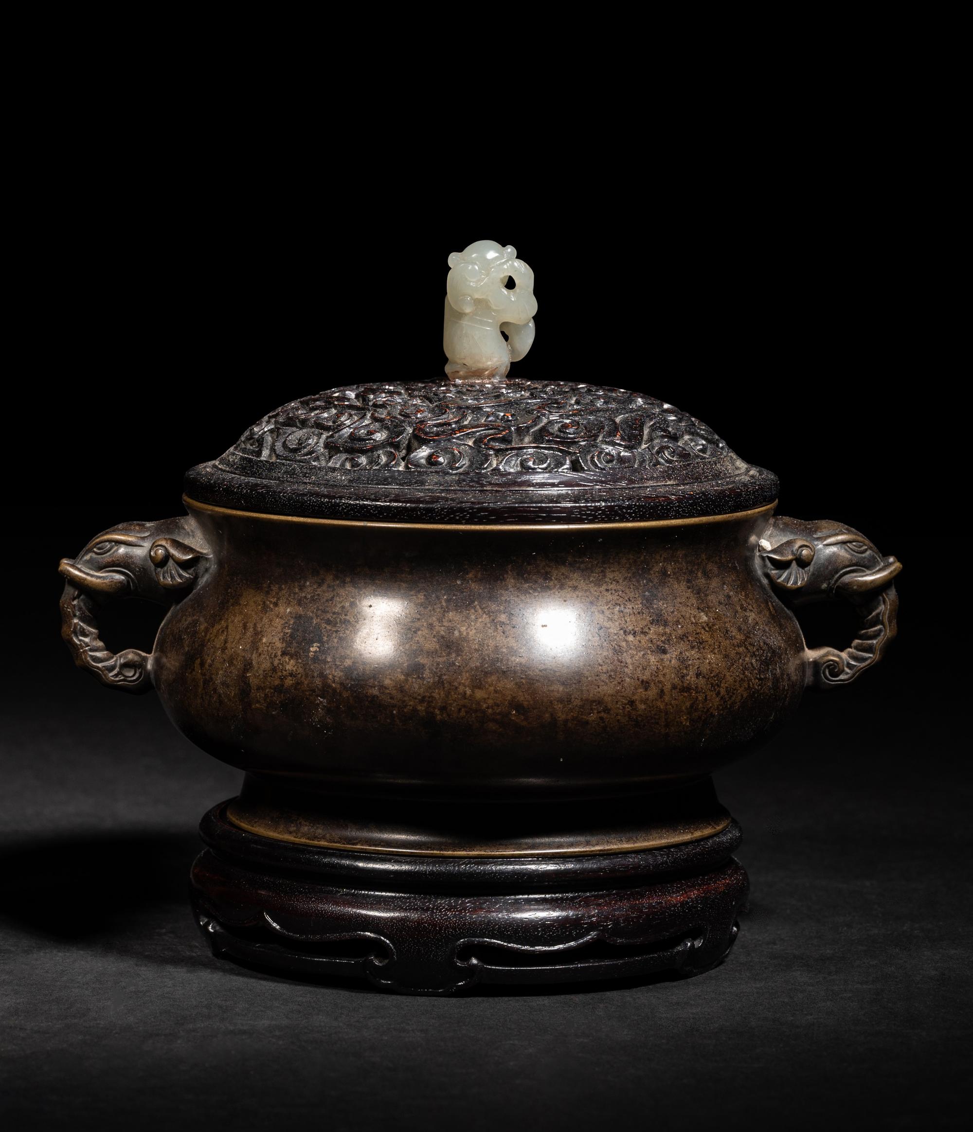 A Chinese Bronze Incense Burner