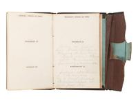 [CIVIL WAR]. 1863 diary of Private Lewis W. Jacks, 112th Illinois Infantry, wounded at Resaca.