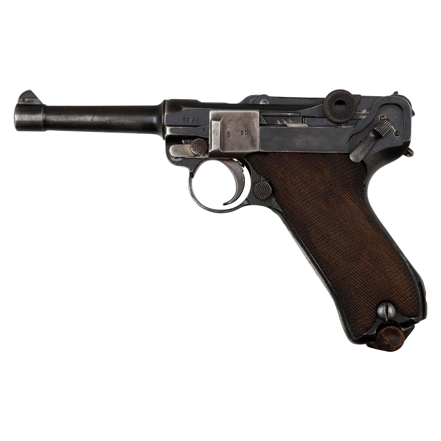 ** Erfurt P.08 Luger Dated 1917 and 1920