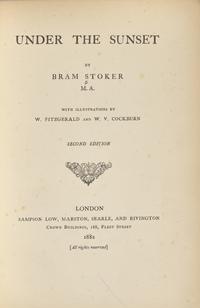 [Literature] [Stoker, Bram]. FitzGerald, William. Original Sketchbook