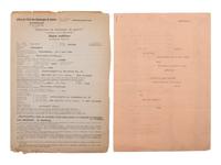 [WORLD WAR II]. Sergeant Frederic H. Harf archive incl. photographs and Holocaust-related documents