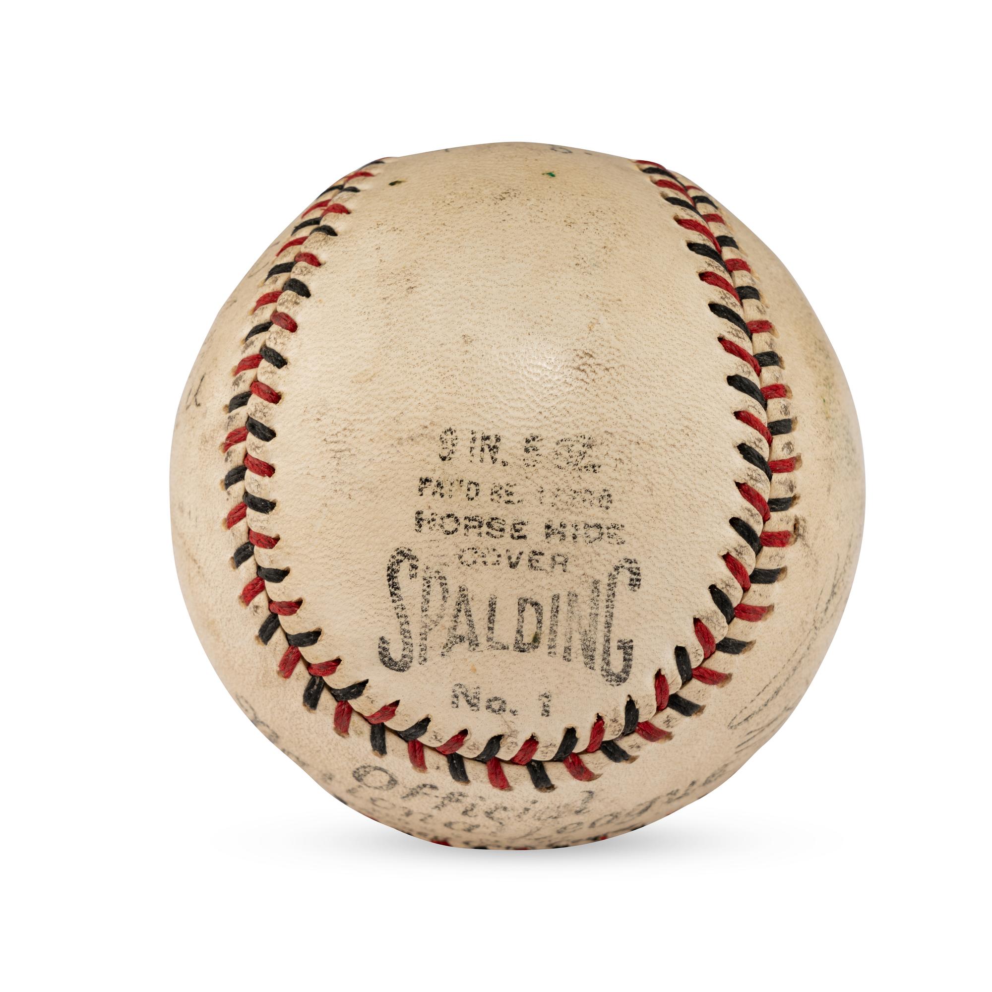 A 1932-33 Philadelphia Phillies Multi Signed Autograph Baseball (JSA Letter of Authenticity)