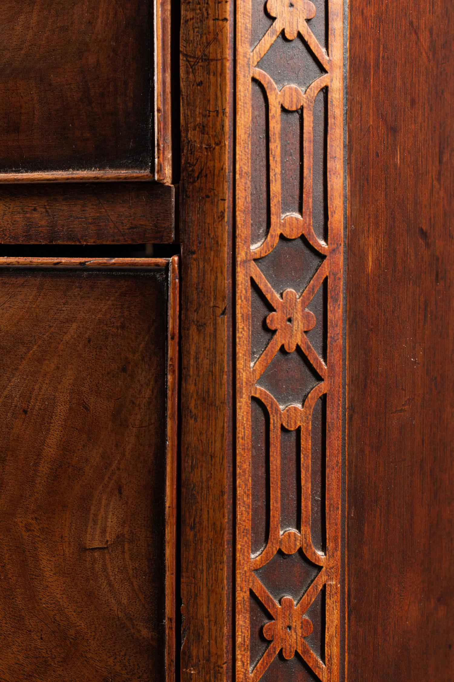 A George III Mahogany Chest on Chest