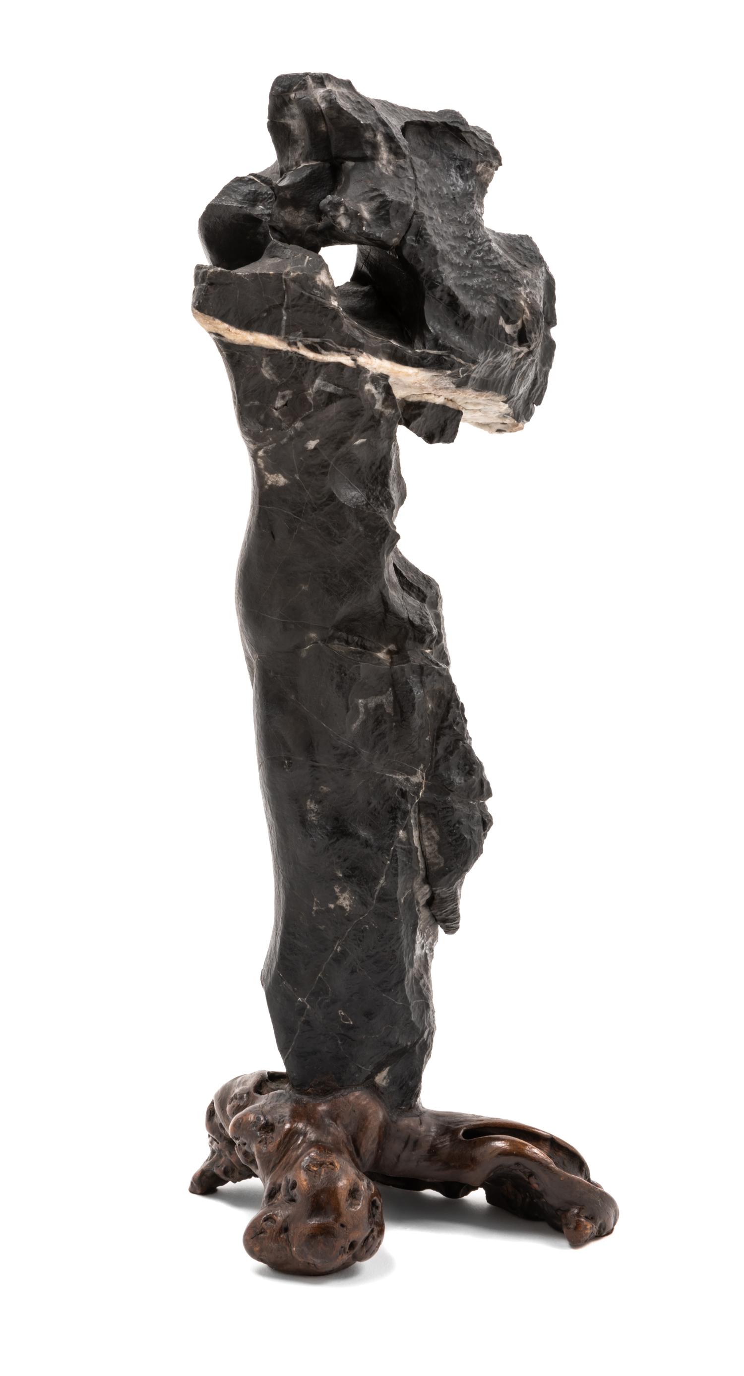A Lingbi Scholar's Rock Height 14 inches. — 19TH/20TH CENTURY