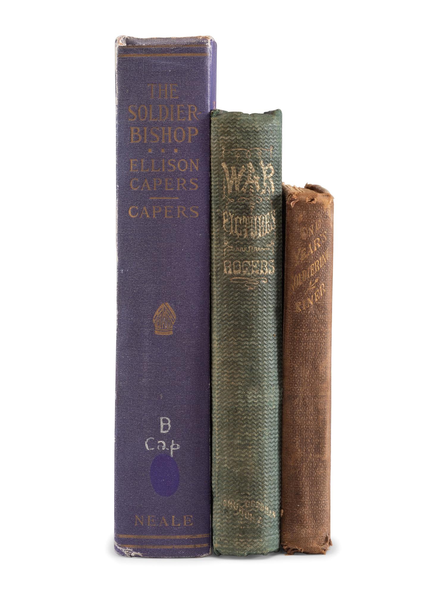 [CIVIL WAR - SOLDIERS' MEMOIRS - CHAPLAINS]. A group of three chaplains' memoirs, comprising:
