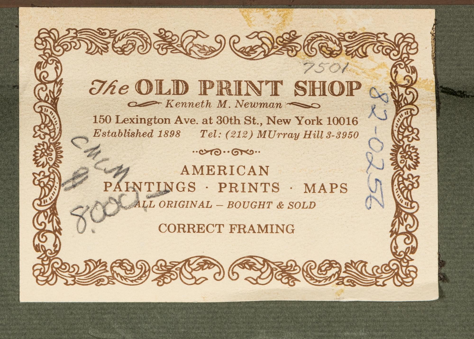 CURRIER and IVES, publishers
