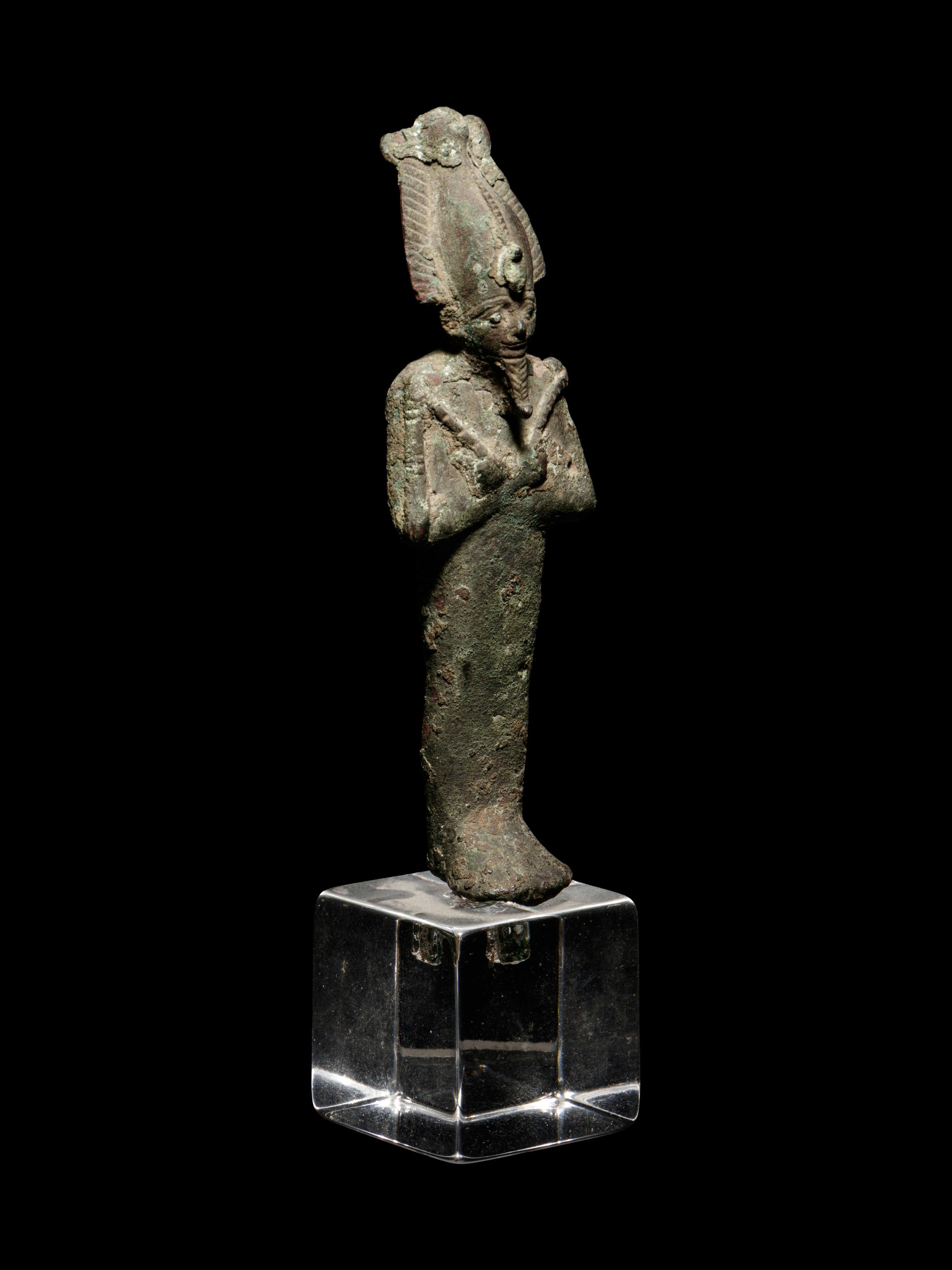 An Egyptian Bronze Osiris