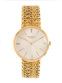 PATEK PHILIPPE, REF. 3468 18K YELLOW GOLD 'CALATRAVA' WRISTWATCH