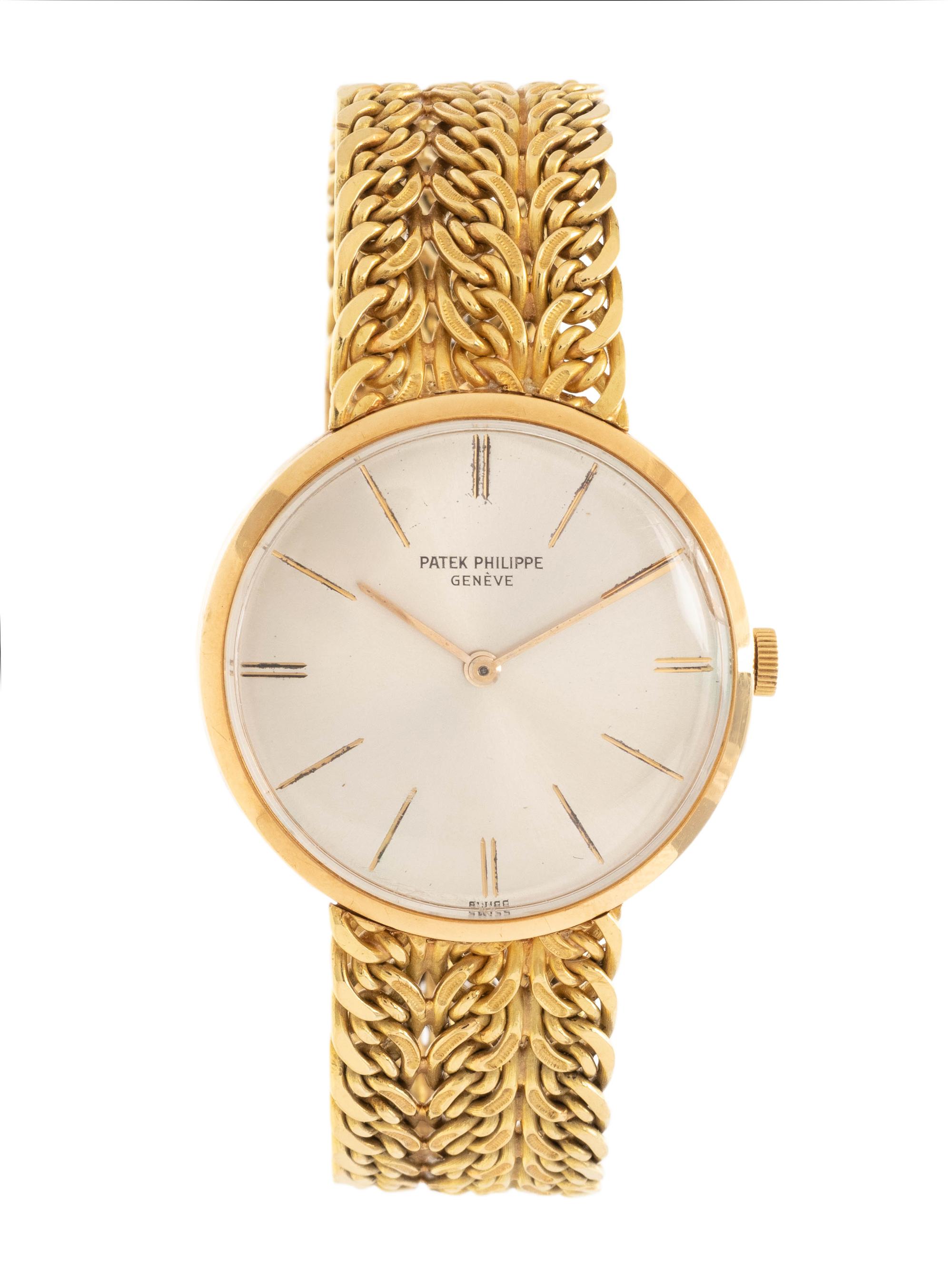 PATEK PHILIPPE, REF. 3468 18K YELLOW GOLD 'CALATRAVA' WRISTWATCH