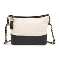 Chanel, Medium Gabrielle Bag in Black & White Leather