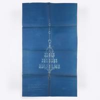 Studio of Samuel Yellin (American, 1884–1940) — Group of Three Blueprints Including Railing, Chandelier and Signpost Bracket, 1926–1939