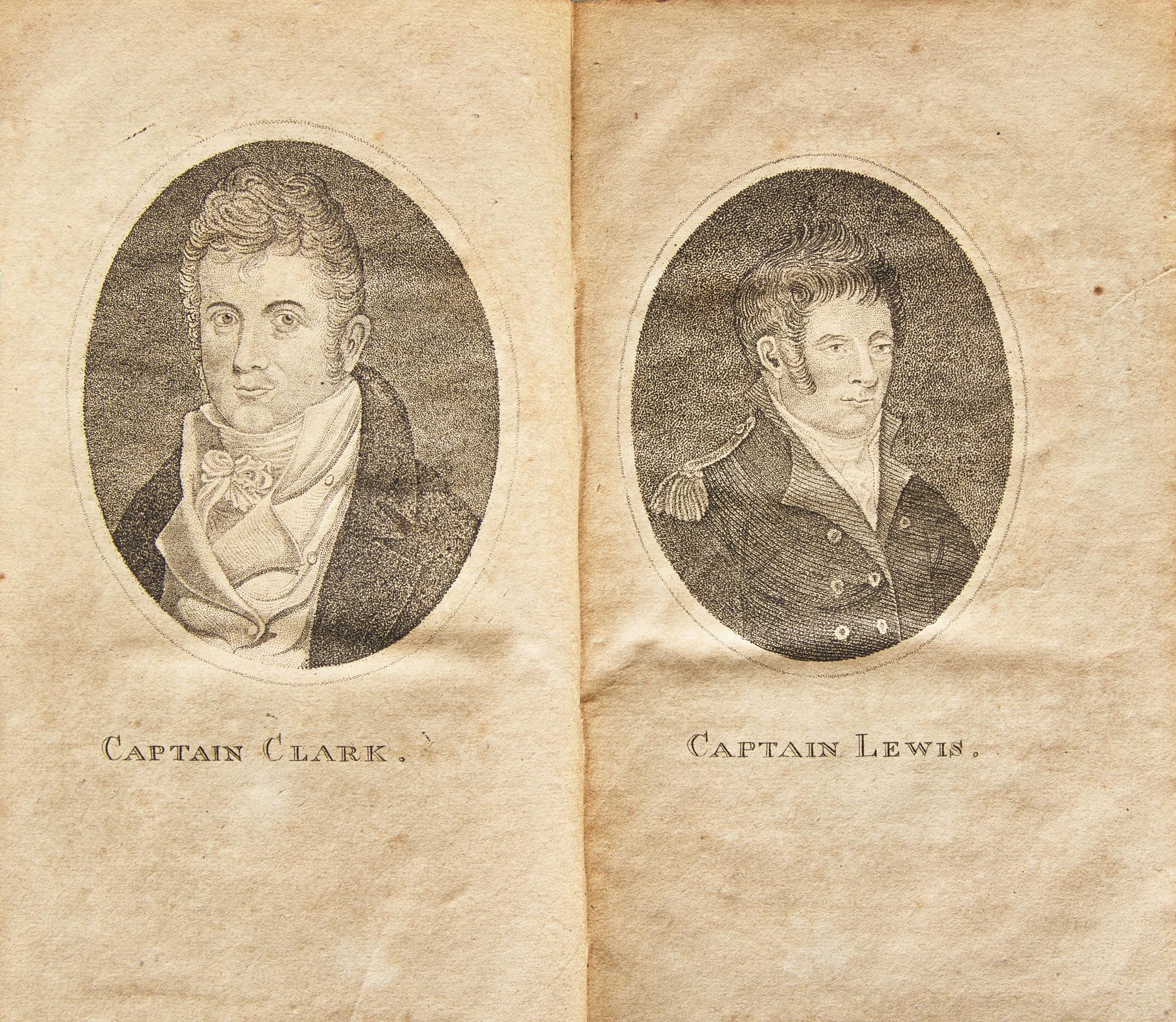 [Americana] [Lewis, Meriwether, and William Clark] Fisher, William. An Interesting Account of the Voyages and Travels of Captains Lewis and Clarke, in the Years 1804-5, & 6...