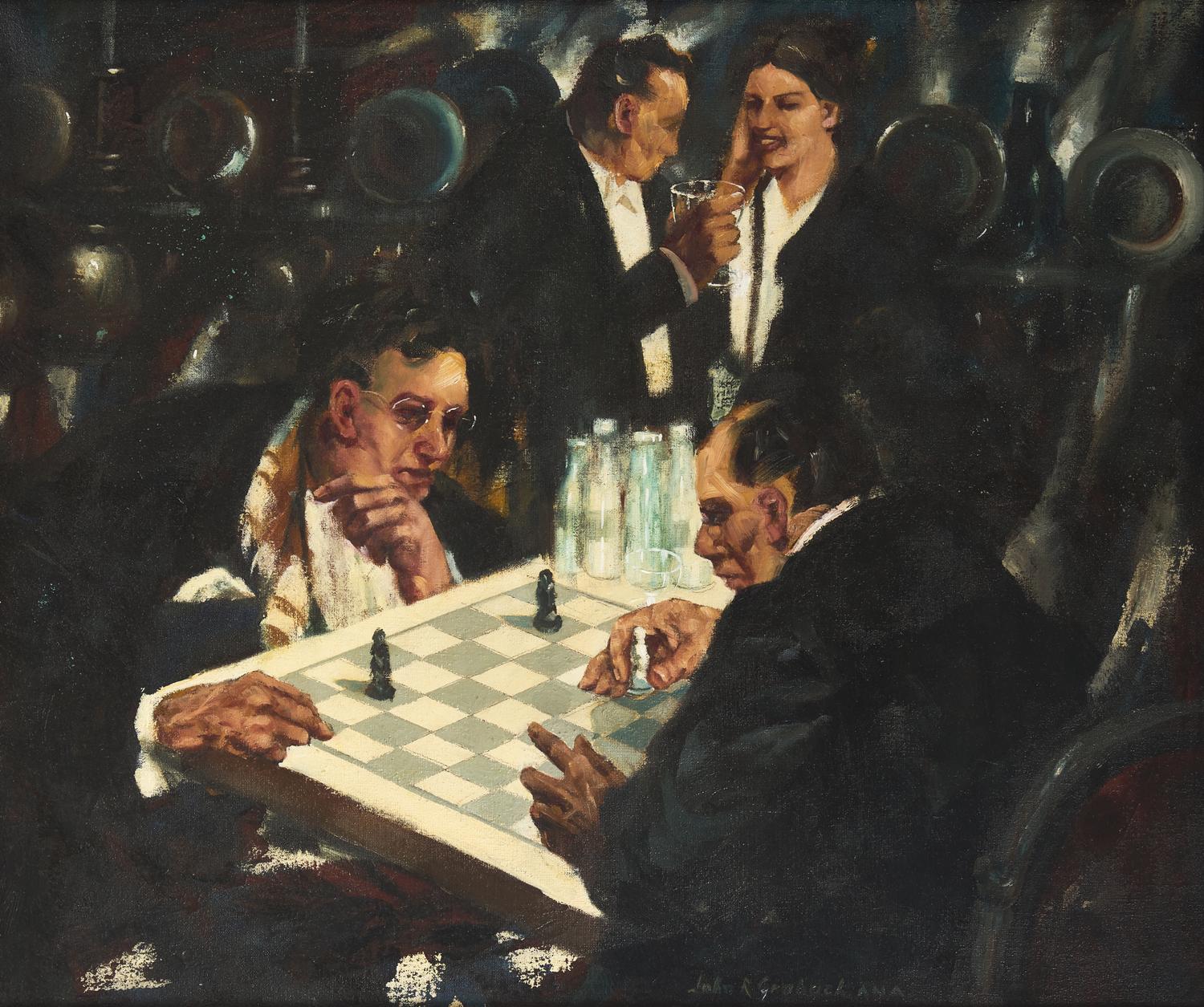 John Grabach (American, 1886-1981) — Chess
