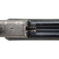 **Finely Engraved Mortimer & Son Side by Side 12 Bore Shotgun with Anson & Deeley Boxlock